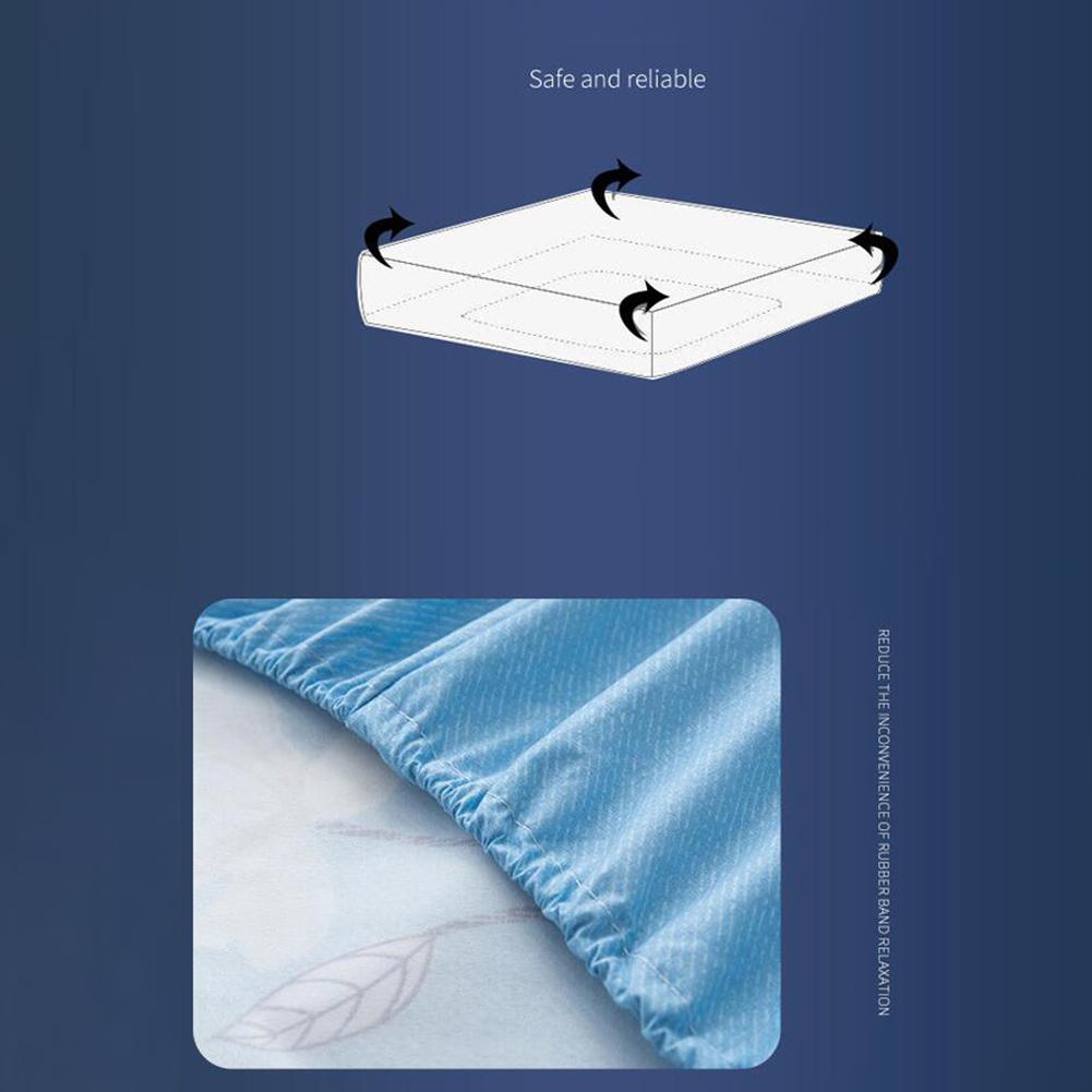 DishyKooker Breathable Waterproof Cartoon Printing Bed Mattress Cover Fitted Sheet for Old Man Woman Nursing Mat