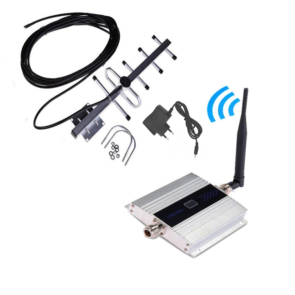 900MHz Signal Booster Handy GSM Signal Repeater Handy Signal Verstärker mit LCD Display Yagi Set