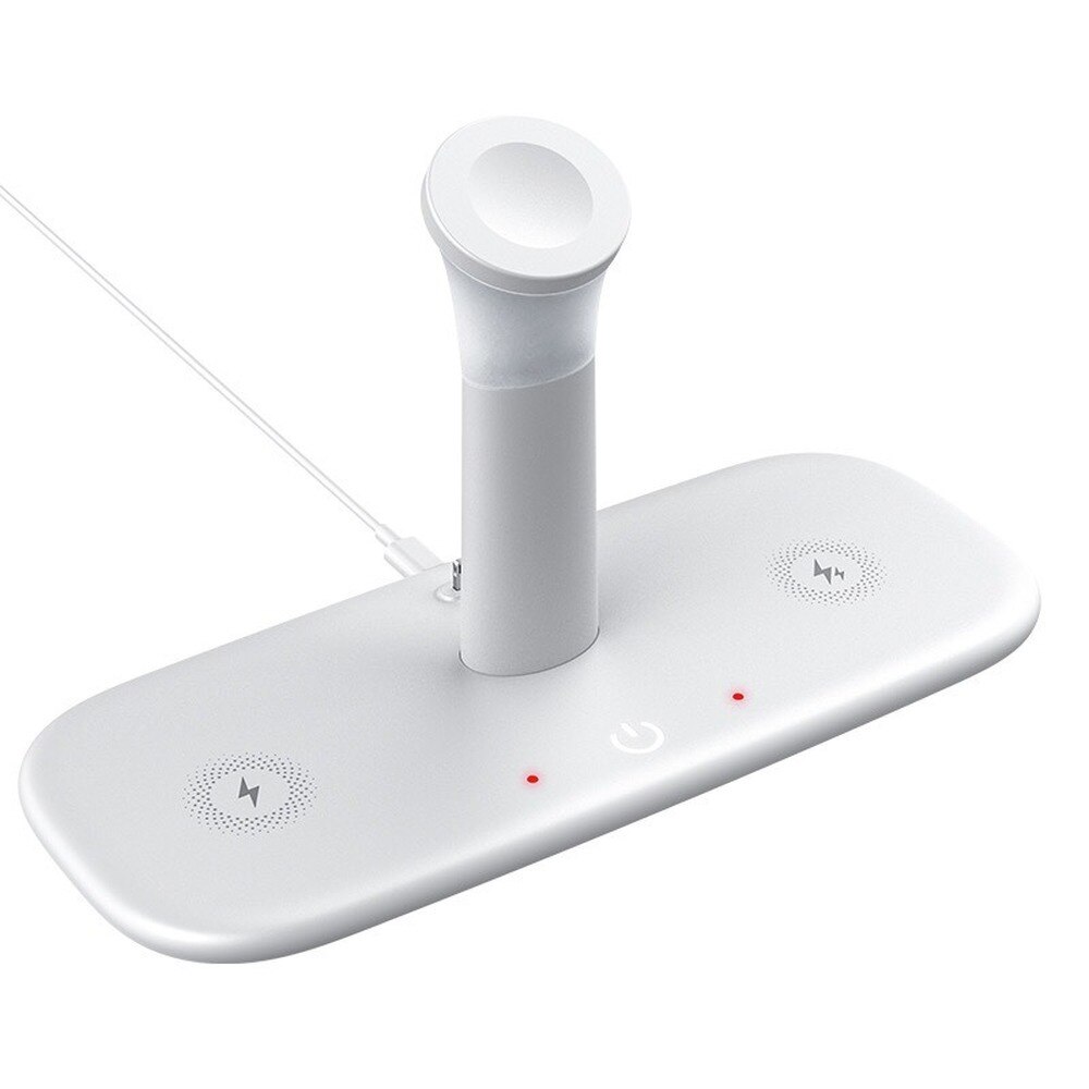 5-in-1 Wireless Charging Station - 15W Fast Charge - for iPhone, Apple Watch, Earphones - Type-C