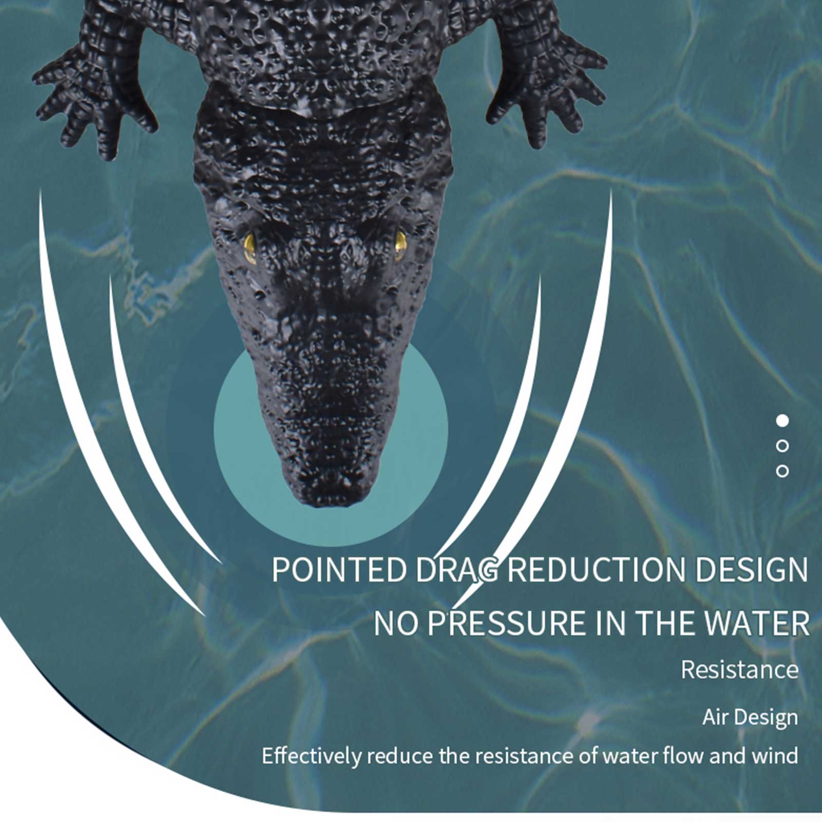 Rc Boot Krokodil Boot 2.4G Afstandsbediening Krokodil Hoofd Zwembad Drijvende Crocodilian Spoof Speelgoed Rc Boot Speelgoed Simulatie Crocodilian