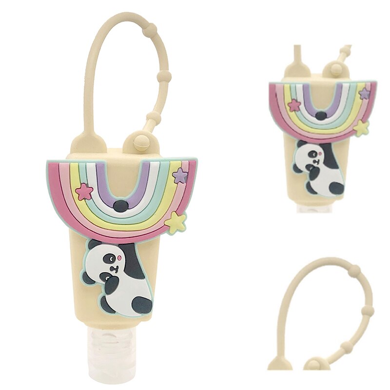 Desinfectante de manos con forma de Panda, 30ml, Animal, para ducha, con botella vacía, Color aleatorio, 1 unidad
