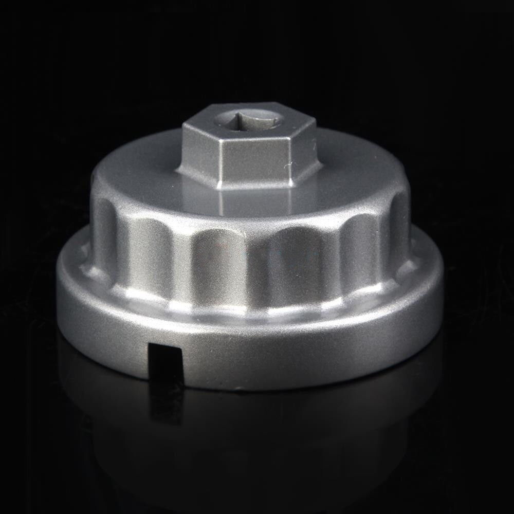 Chuang qian biltillbehör 64.5mm oljefilter skiftnyckel verktyg hus lock remover verktyg 14 flöjter för toyota 4 runner/highlander/rav 4