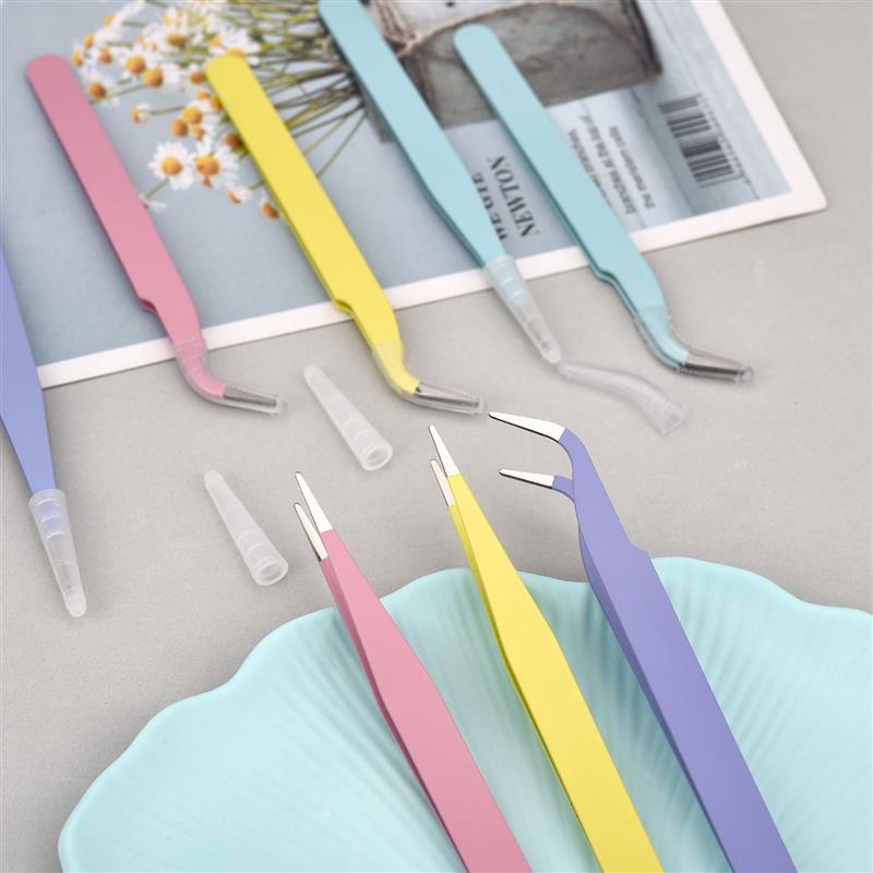 Roestvrijstalen Pincet Sieraden Maken Gereedschap Diy Epoxyhars Mal Gereedschap Kleur Pincet Kits Handgemaakte Sieraden Accessoires