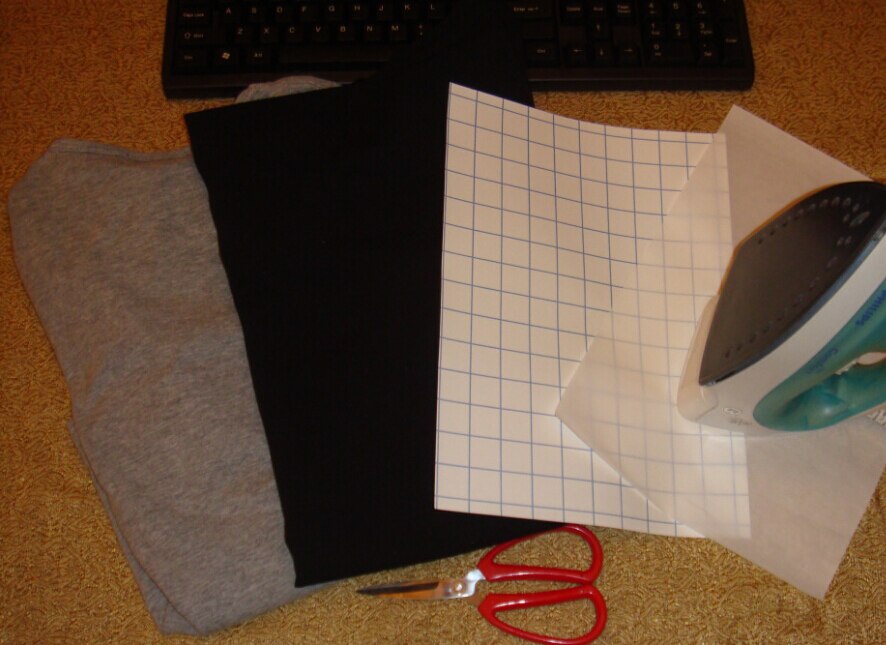 10 Vellen Ijzer Op Inkjet Warmte-overdracht Papier A4 Papier verf papier Voor donkere zwarte textiel Stof T-Shirt