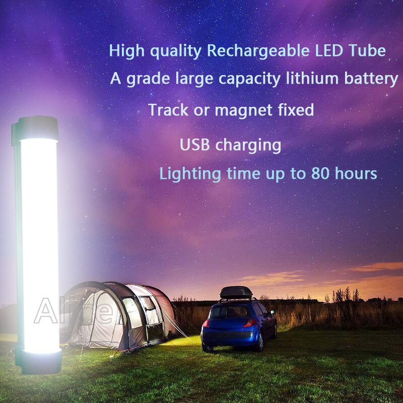 Oplaadbare Draadloze Multifunctionele Noodverlichting 7W Led Camping Lamp 10400 Mah Batterij Capaciteit Led Buis