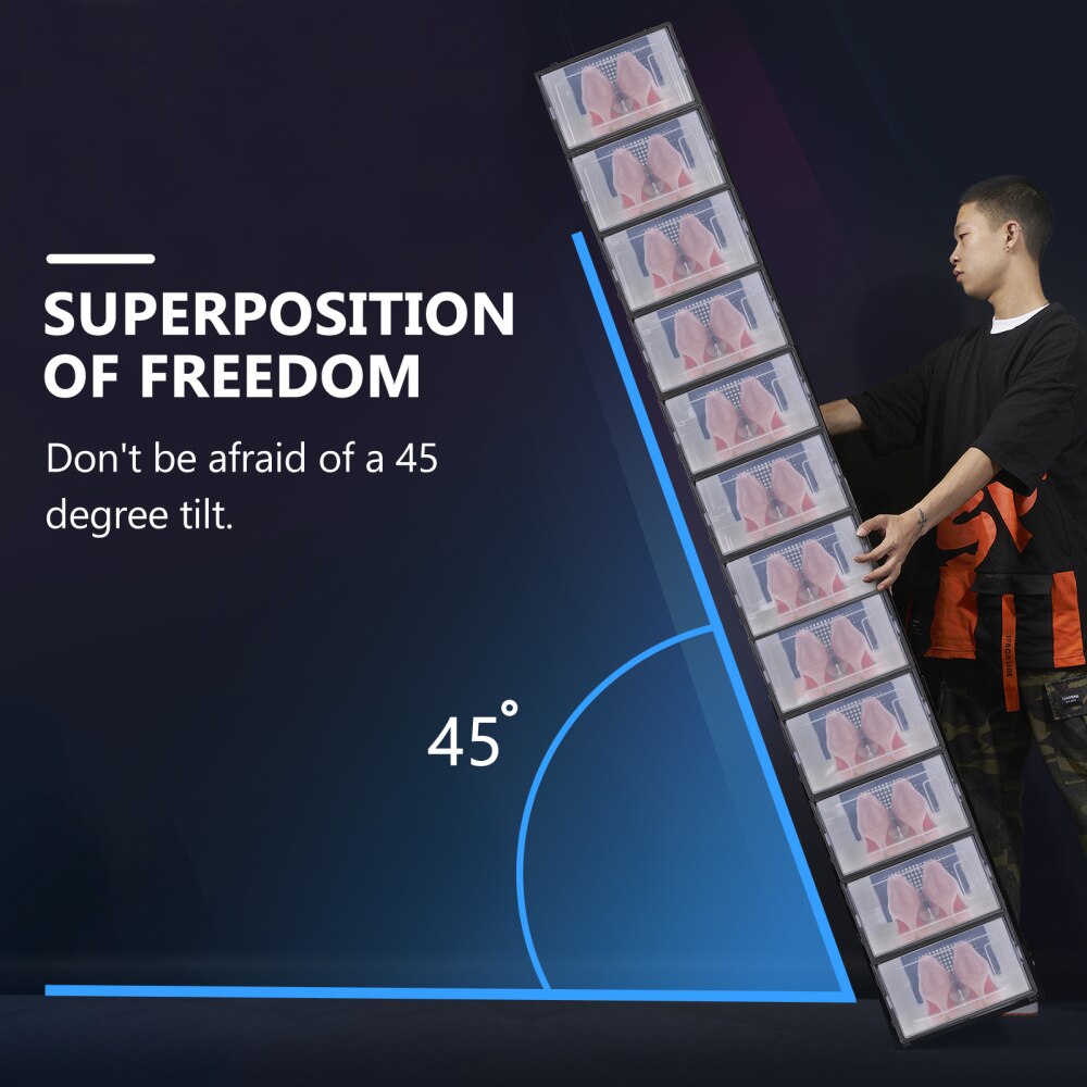 1pc Household Shoes Storage Box Thickened Shoe Box Clamshell Shoe Box