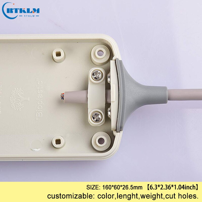 Handheld electric box DIY junction box handheld speaker box abs plastic electronic project instrument box 160*60*26.5mm IP55