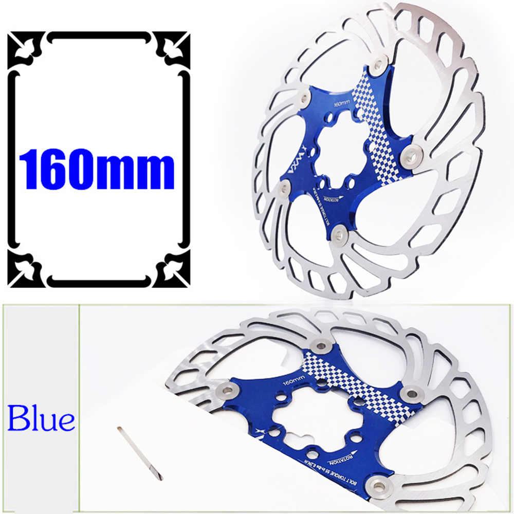 VXM Bicycle Floating brake disc float/ultralight MTB bike brake pads six hole disc rotors 140/160/180/203mm Bicycle parts