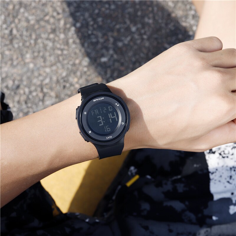 Digitale dameshorloges, jongens, meisjes, studenten, led siliconen horloge, roze, mooie digitale dameshorloges, alarm, vrouwelijke relogio