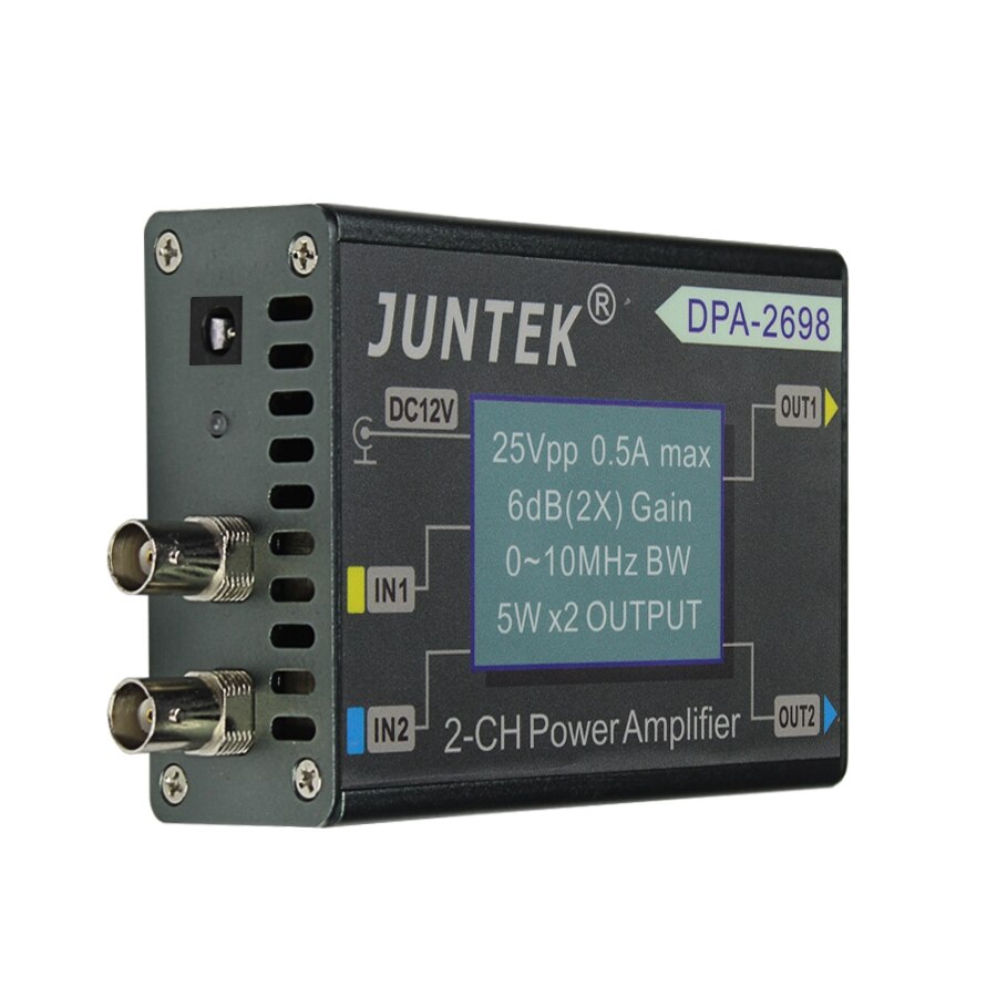 JUNTEK DPA-2698 dual-channels DPA2698 duplex channel Digital Control signal 2-CH power amplifier Higher Power amplifier