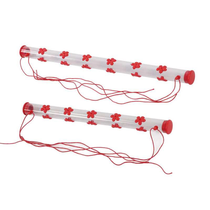 Hummingbird Feeder Hanging Long Tube Bird Feeder Easy To Fill for Terrace for Courtyard for Deck for Garden