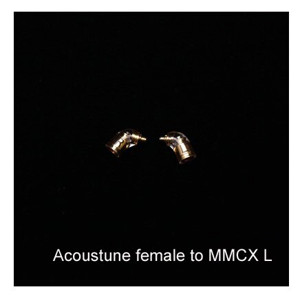 MMCX/0.78MM męski na acoustane UE IPX pentacon ucho MMCX kobiece słuchawki konwersja Pin końcówka do konwersji Adapter: Claret