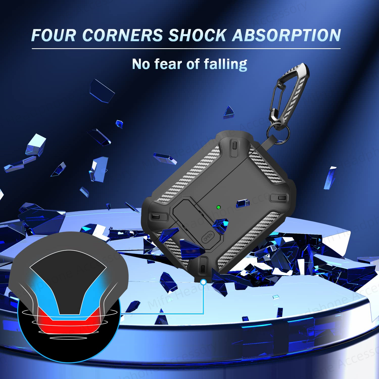 AirPod Pro switch case with Cleaner Kit Luxury Fall Prevention TPU Protective Cover For AirPod Pro 3rd/2nd Generation Case