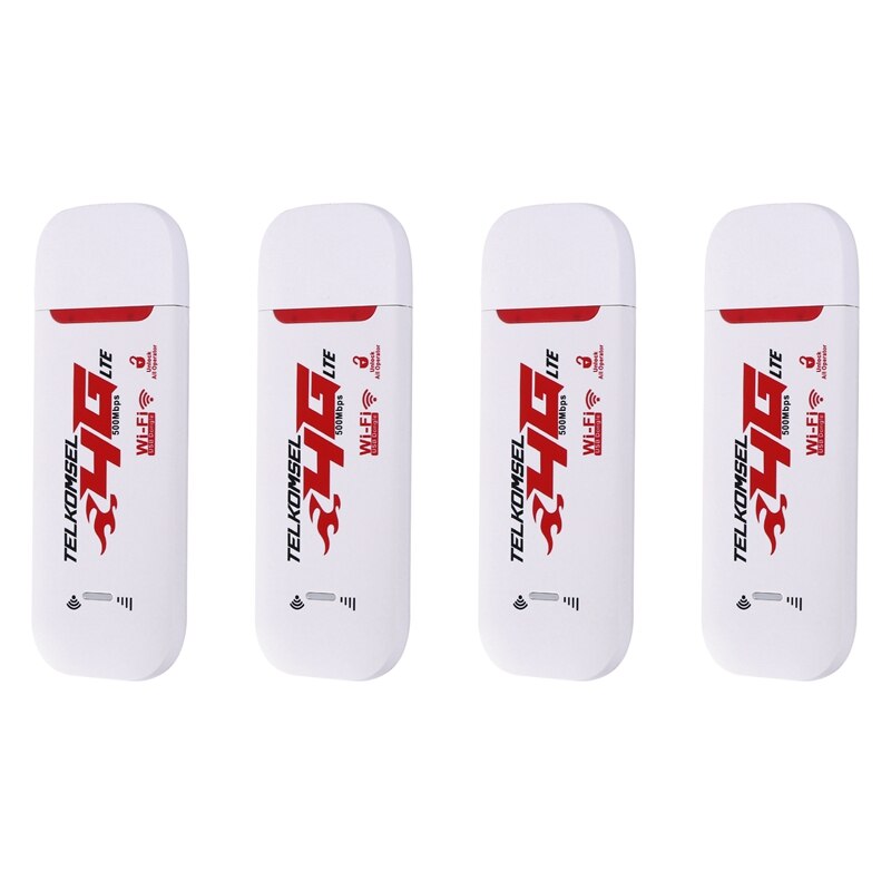 4X Portable 4G/3G LTE Car WIFI Router Hotspot 150Mbps Wireless USB Dongle Mobile Broadband Modem SIM Card Unlocked: Default Title