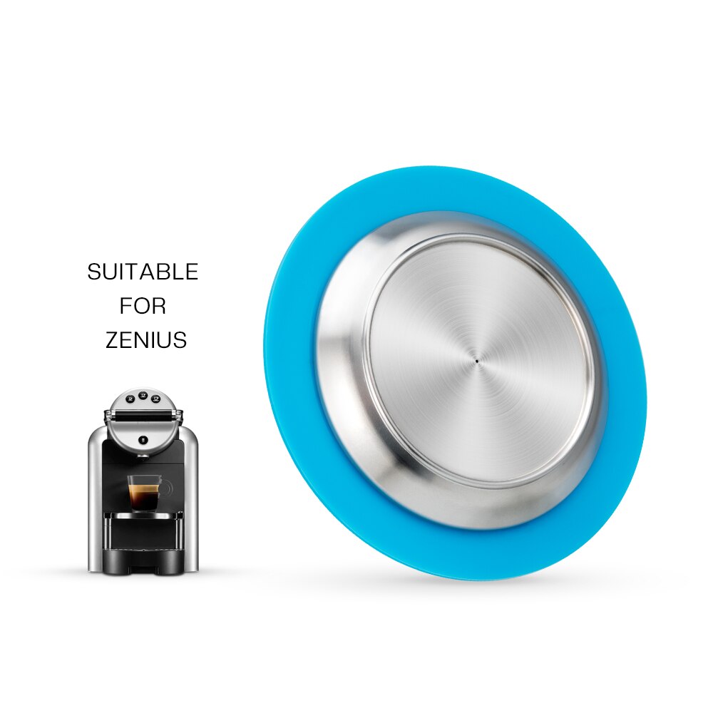 Cápsulas de café rellenables para Nespresso Zenius, filtro de café reutilizable, máquina de Crema Espresso