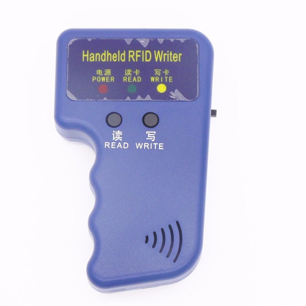 Rfid handhållen kopiatorläsare ,125 khz duplicerad enhet id-kort kopia skriv , 3 st kopierade  em4305+ 3 st  em4100,  min :1 st