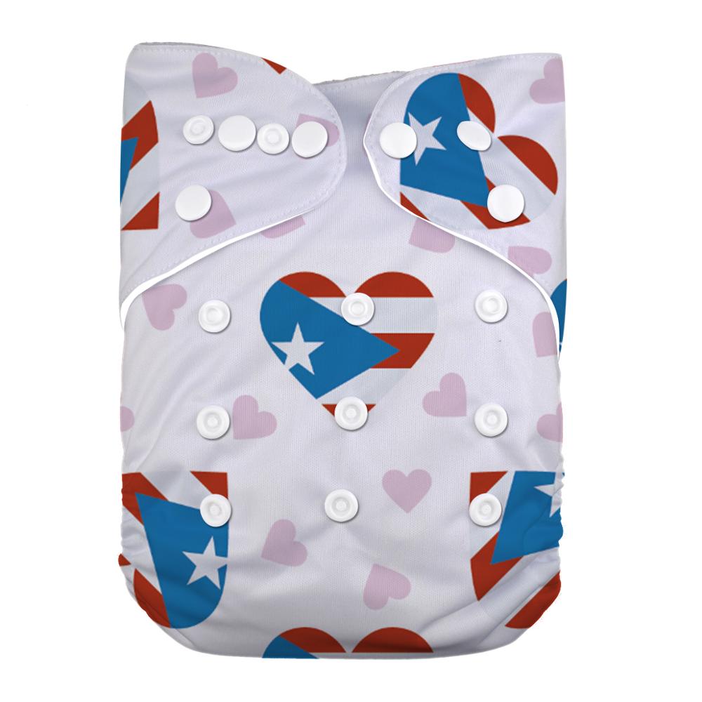 Couche lavable lilbit, taille unique, ajustable, lavable et réutilisable, pour bébés filles et garçons: Bl79