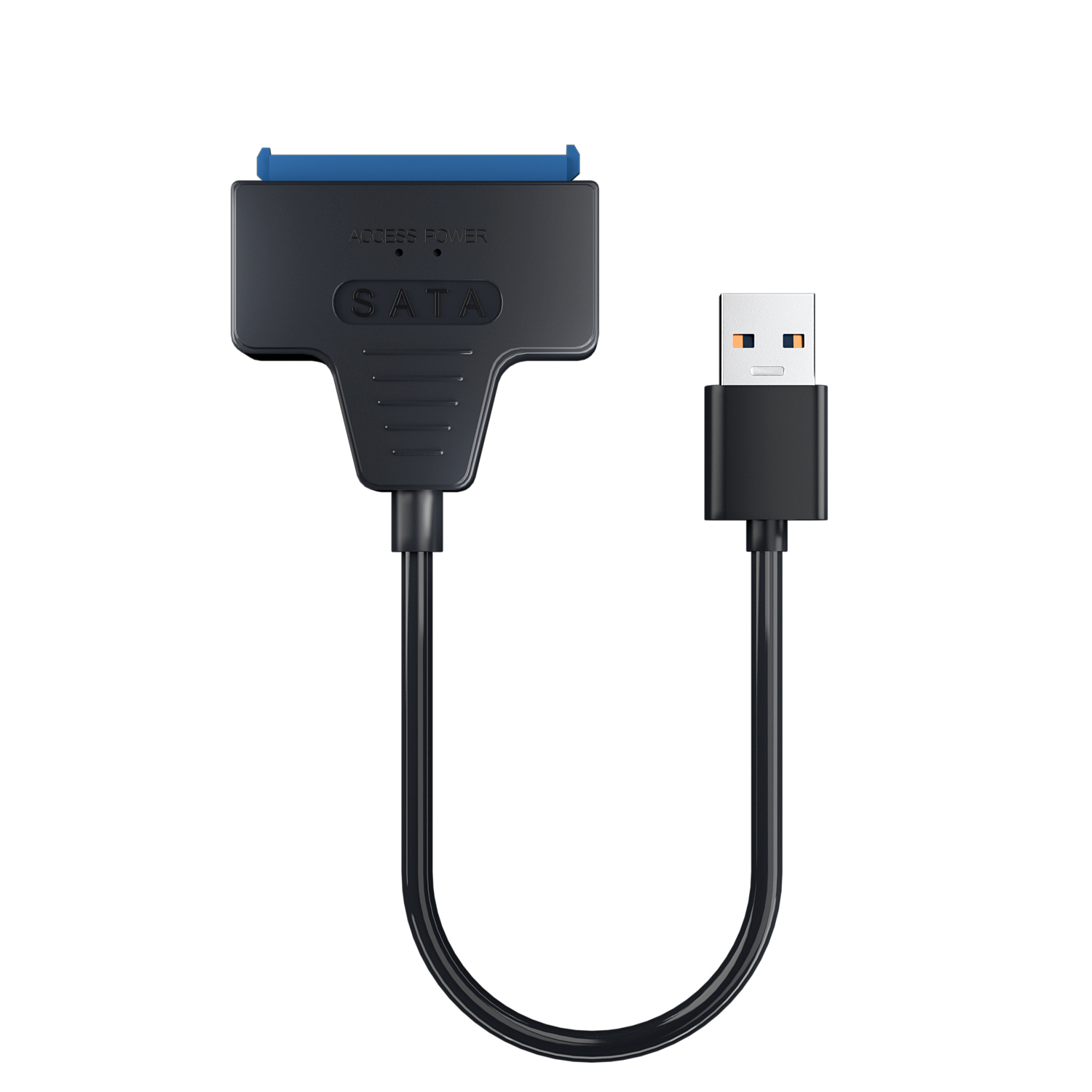 Usb 3.0 til sata/type-c-kabel usb til sata iii-driverkabel støtter 2.5- tommers 6 gbps hdd ssd-harddisk 22-- pinners adapter