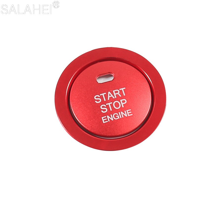 Aluminum Alloy One-click Start Button Decoration Sequin Ring Interior Styling Sticker For Toyota CHR C-HR