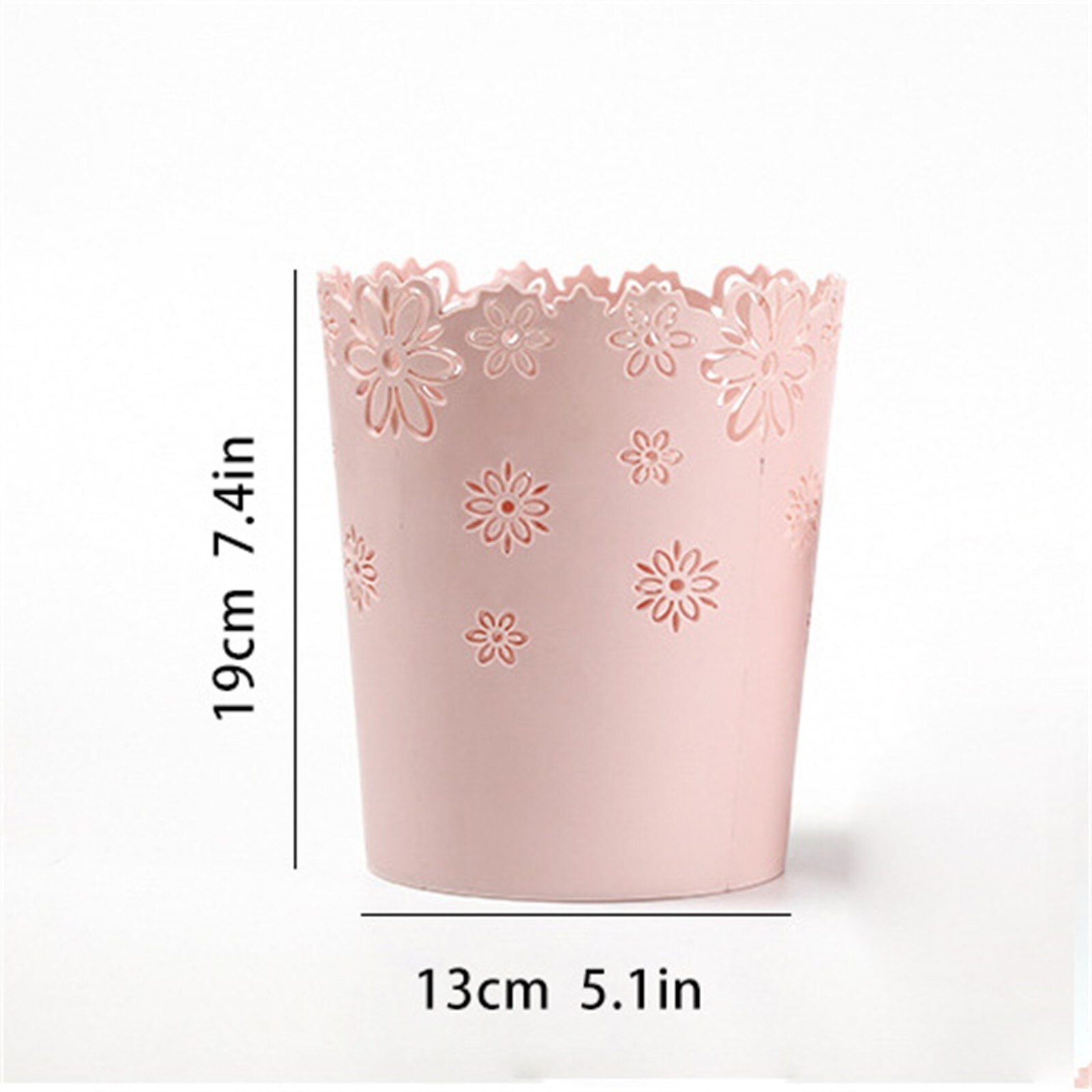 Popularwaste Paper Bin, Plastic Waste Bin For Office, Kitchen Or Bathroomsupport And