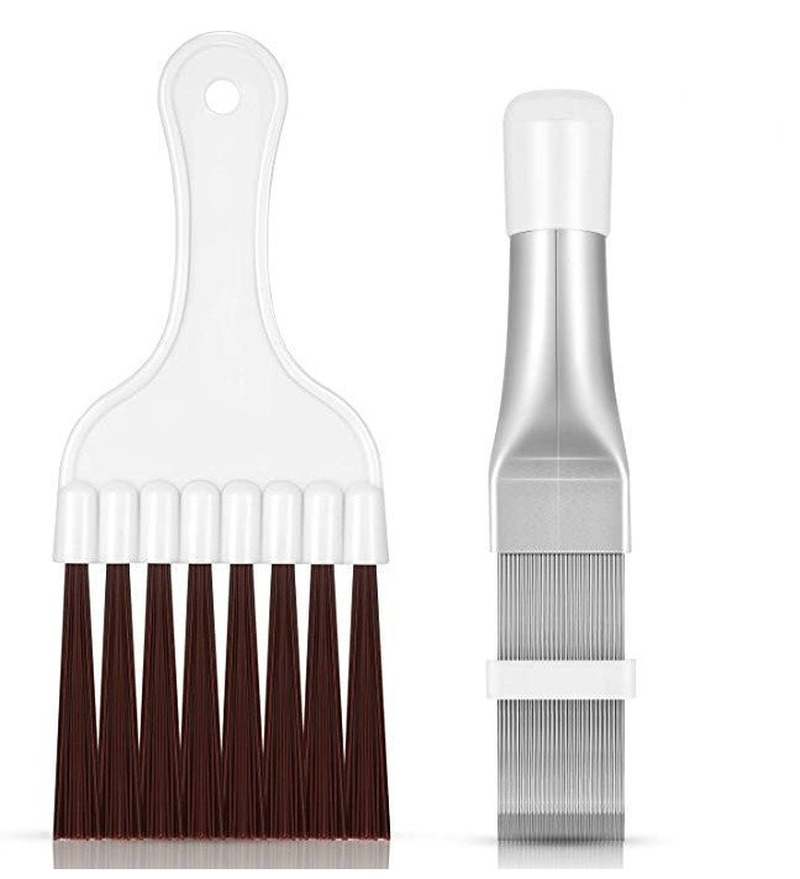 Peine Universal para reparación de aletas de radiador, aire acondicionado, condensador de refrigeración para coche, cepillo de limpieza de CA, herramientas de reparación de enfriador evaporador