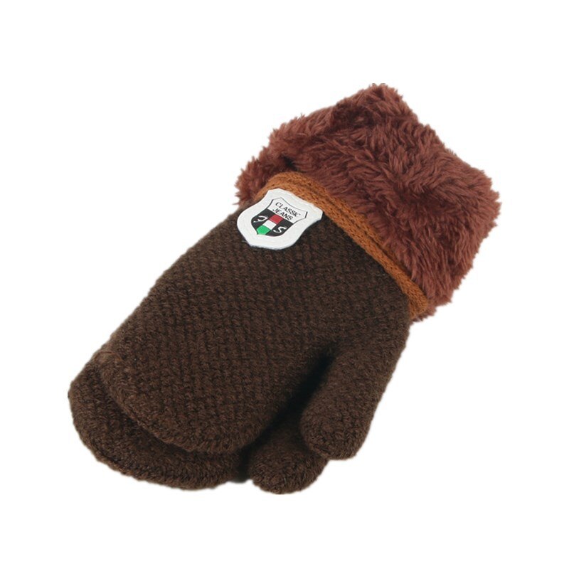 Guanti di Lana di Inverno dei bambini Del bambino del Ragazzo Lavorato A Maglia Guanti per Bambini Caldi Del bambino Corda Guanti Della Ragazza 6M-3anni
