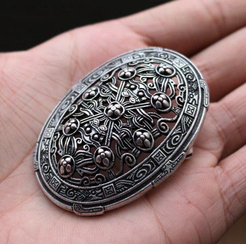 Vintage Nordic Amulet Fibula Set Broches Zweden Scandinavische Viking Sieraden: Ancient silver