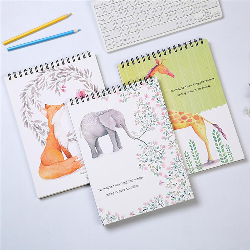 1PC Hand Drawing Book 4A Sketch Book DIY Painting Book Spiral Graffiti Notebook for Home Outdoor Shop