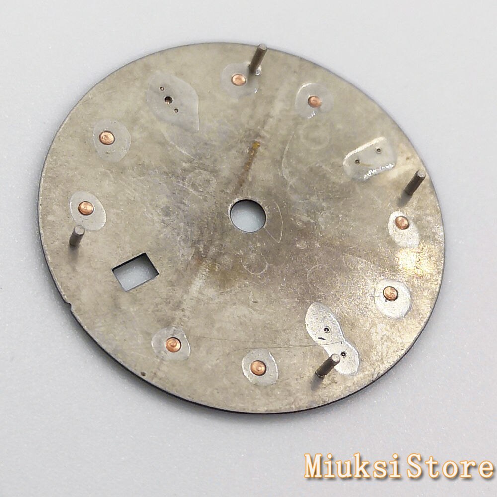 28.5mm sterile dial luminous watch dial fit ETA 2836 2824 Mingzhu DG2813/3804 Miyota 8205/8215/821A movement