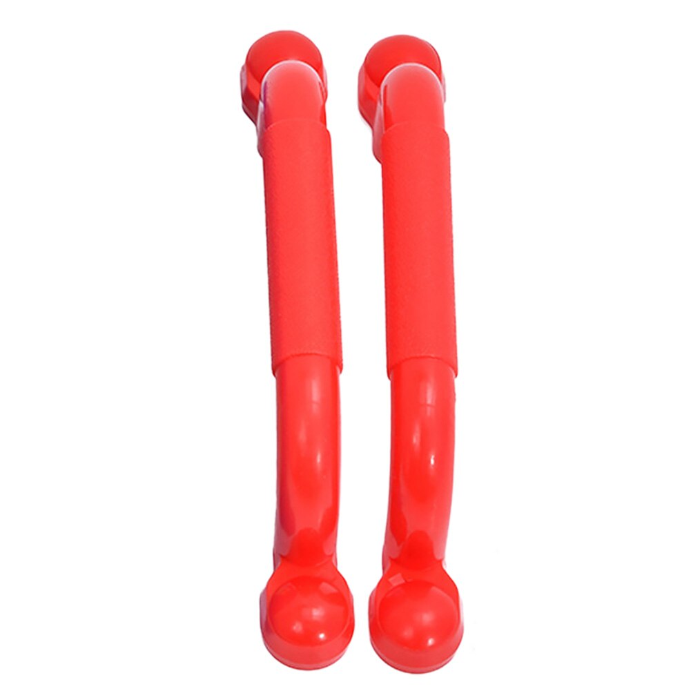 1 Paar Playhouse Grab Bar Entertainment Gym Installeren Vervangende Onderdelen Kids Klimmen Pp Swing Handgrepen Handgrepen: Rood