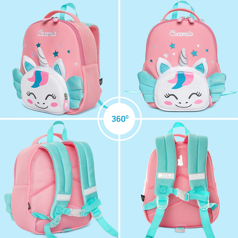 3D Unicorn Bear Pattern Backpack For Girls Kids Small Cute Bag For Boys Cartoon School Backpacks Children Mochila Toddler