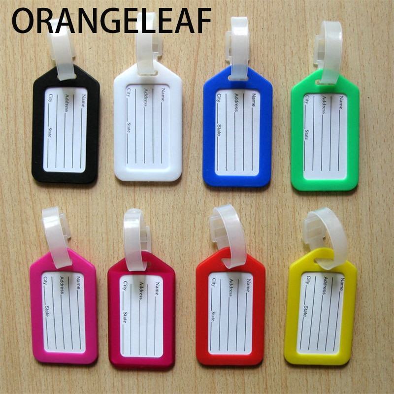 Airplane Shape Square Luggage Tag Luggage Checked Boarding Elevators travel accessories luggage tag for girls /boys