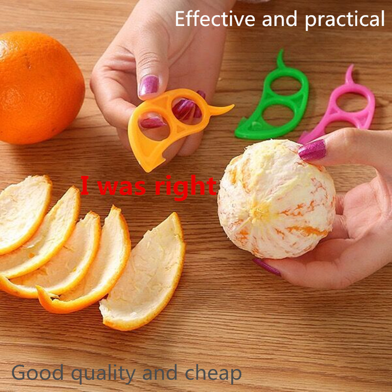 5/10Pc Oranje Schillers Zesters Lemon Slicer Fruit Stripper Opener Citrus Mes Keuken Gereedschap Gadgets (willekeurige Kleur)