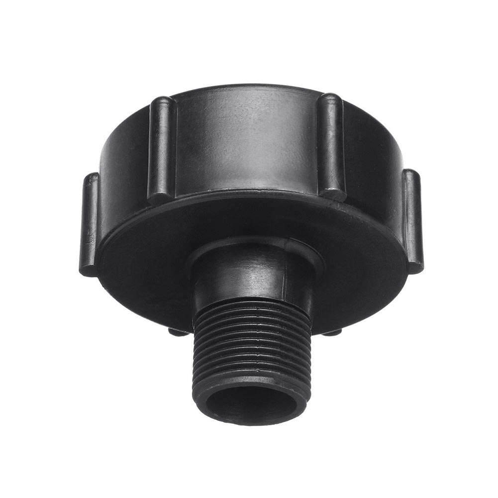 2Pcs 1000L IBC Water Tank Garden Hose Adapter Fitting 60mm Adaptor 0.75" TT-best