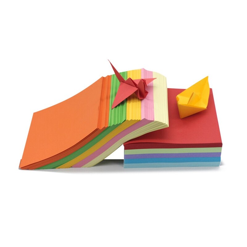 15x15cm origami paper cutting color kindergarten children's primary school students hand-made puzzle paper 10x10 folding paper