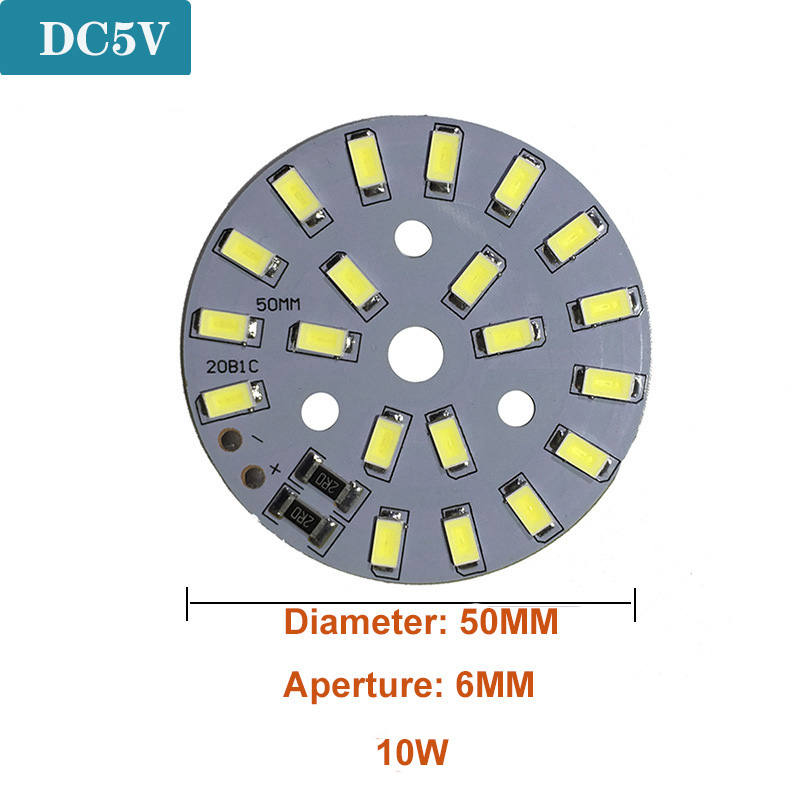 1 pièces DC5V puces LED à intensité variable SMD5730 lampe à LED USB variateur 2W 3W 5W 10W 30W panneau lumineux blanc lumière chaude avec câble de commutation marche/arrêt
