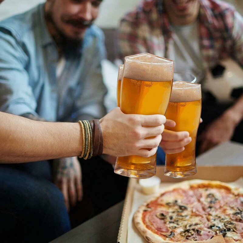 Oversized Beer Glass Mug Cup Separable 4 Parts Large Capacity Thick Beer Glass Glass Glass Crystal Glass Bar Dinner Beer Glass