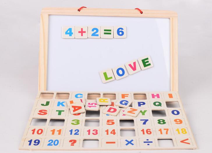 Double Side Magnetic Blackboard Hanging Chalkboard Set