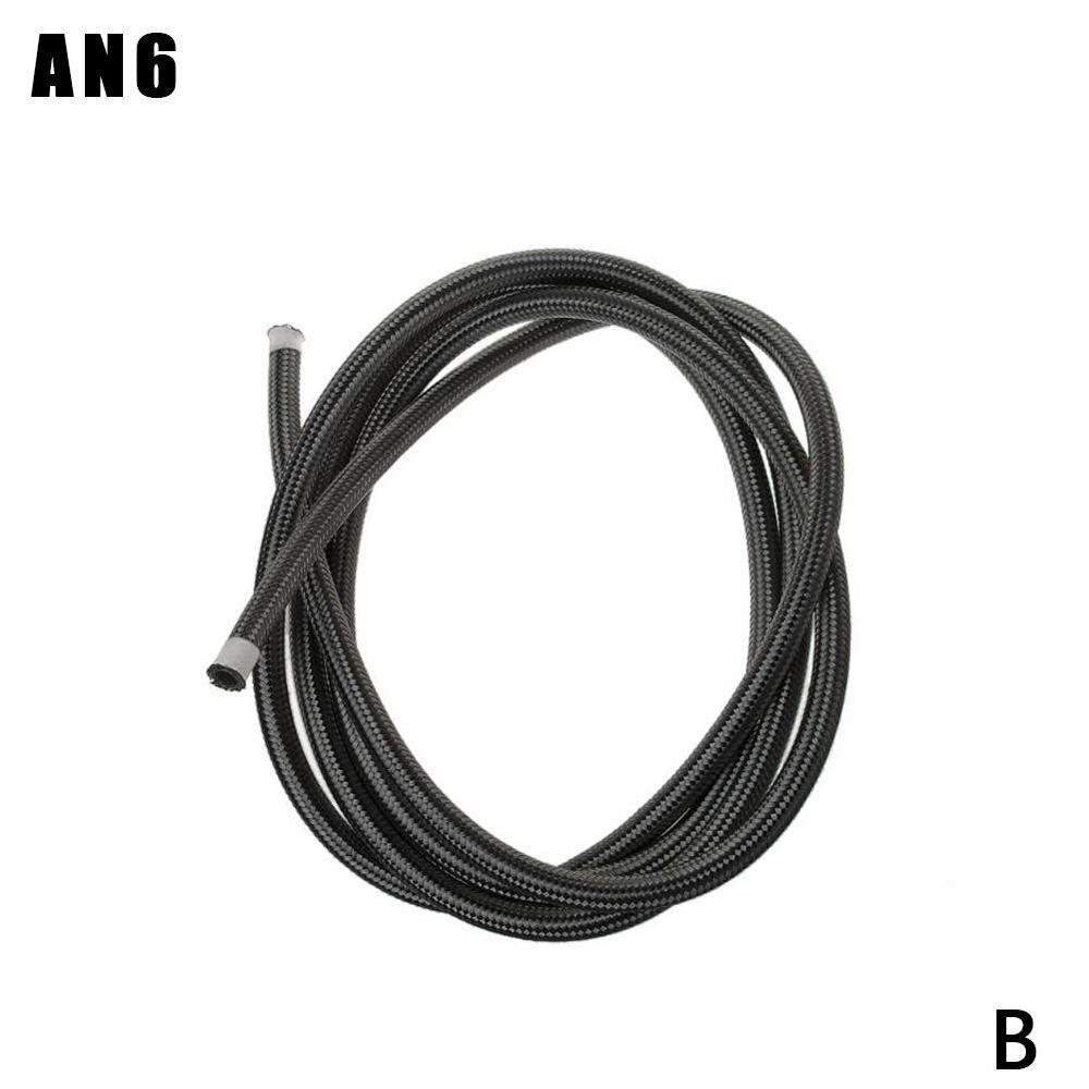 4/6/8/10N Fire Resistant Black Nylon Woven Mesh Tube Pet Extension Hose Armoured Tubing Electric Wire Conduit Expansion Hose: AN6