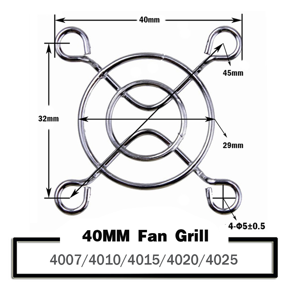 Griglia per ventola di raffreddamento Reti in ferro metallico per ventola del computer 30mm 40mm 50mm 60mm 70mm 80mm 90mm 120mm 135mm 140mm 170mm 200mm Griglia per ventola: 2MM / Rosa