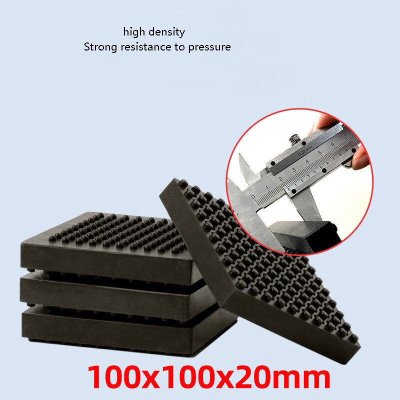 4Pcs Loopband Mat Hoge Dichtheid Rubber Oefening Apparatuur Mat Oefening Fitness Mat Voor Tapijt Hardhouten Vloeren Bescherming