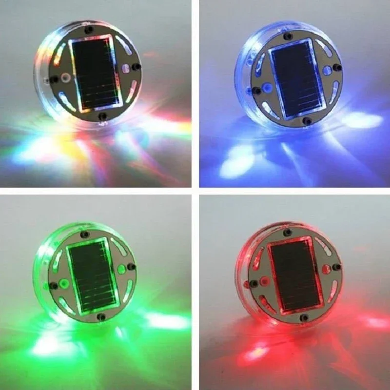Lumière LED énergie solaire Flash voiture roue lumière moyeu ampoule pneu pneu Valve voiture moto pneu Modes colorés Valve lumière roue lampe