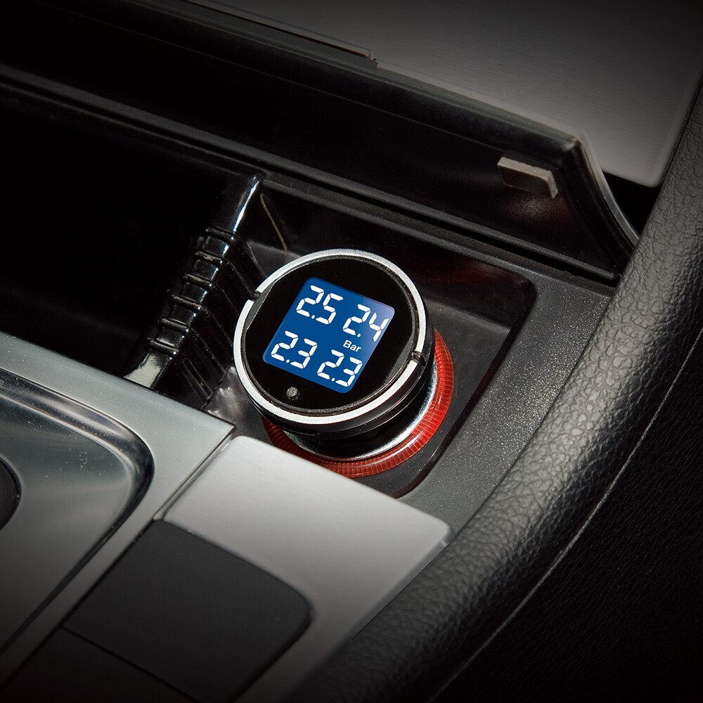 Steelmate Ebat 4-Sensor Draadloze Tpms Lcd Bandenspanning Monitor System