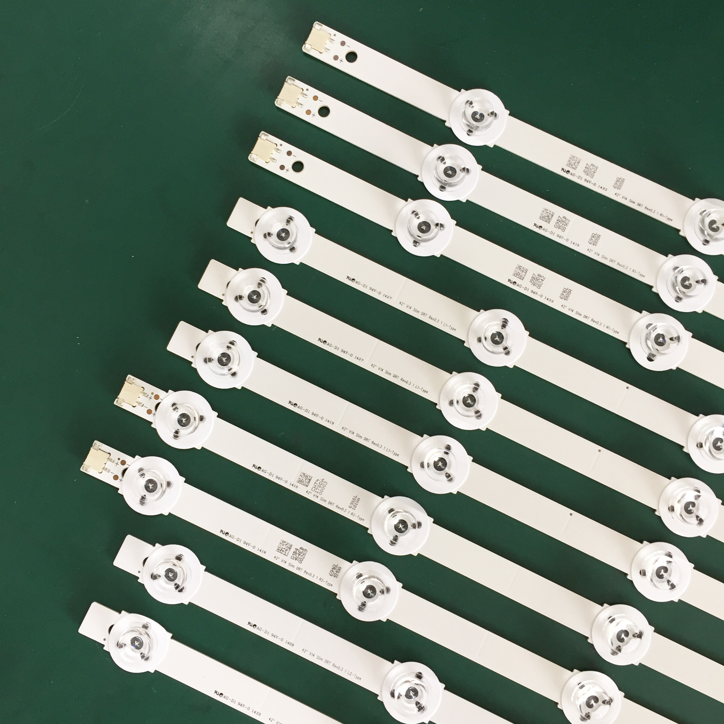 Kit)10 PCS LED strip for PANASONIC TX-42AS750E TX-42AS740B TX-42AS650E 6916L-1807A 6916L-1808A 6916L-1809A 6916L-1810A