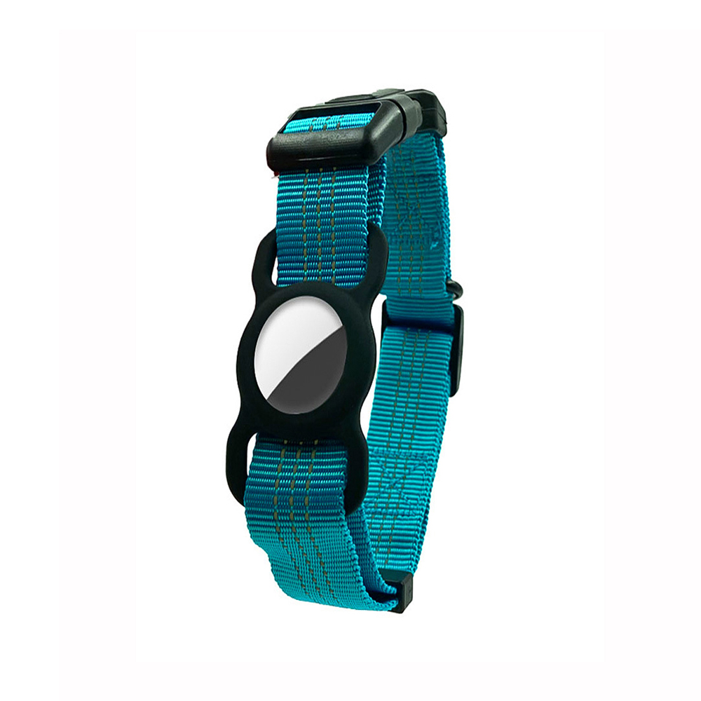 Airtag Dog Collar Heavy Duty Dog Collar With Airtag Holder Case Adjustable Padded Air Tag Pet Collar For Medium Large Dogs