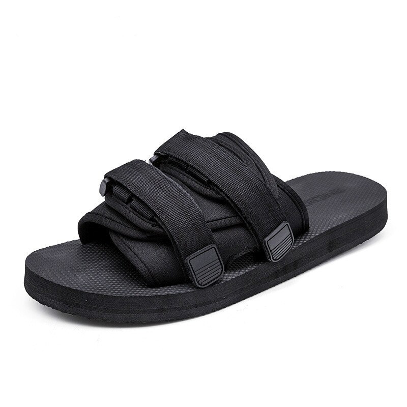 Summer Beach Sandals Men Slippers Soft Comfortable Outdoor Lightweight Casual Sandals Male Classic White Leather