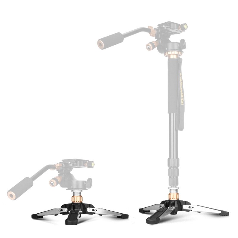 5KG Maxload universel vidéo monopode socle monopode trépied Manbily Mini trois pieds Support pour DSLR monopode avec 3/8 ''vis