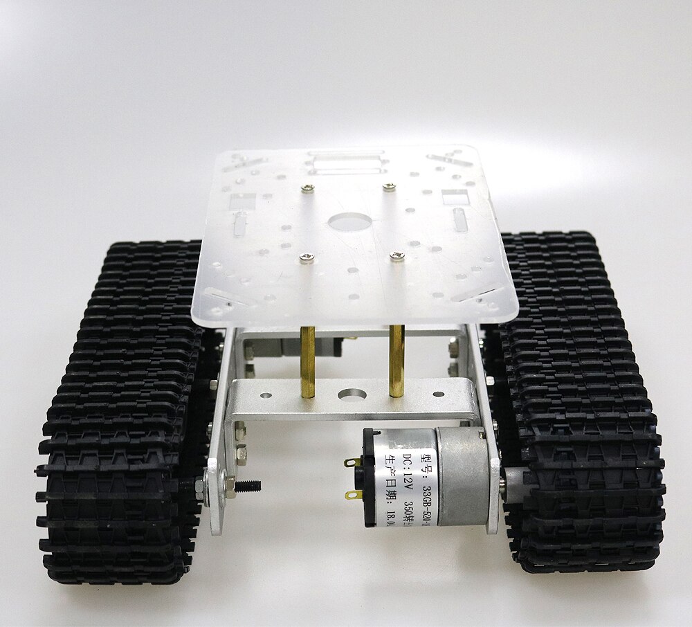 Rc metal robô tanque chassi mini lagarta tp100 lagarta veículo com pista de plástico para arduino diy kit educacional