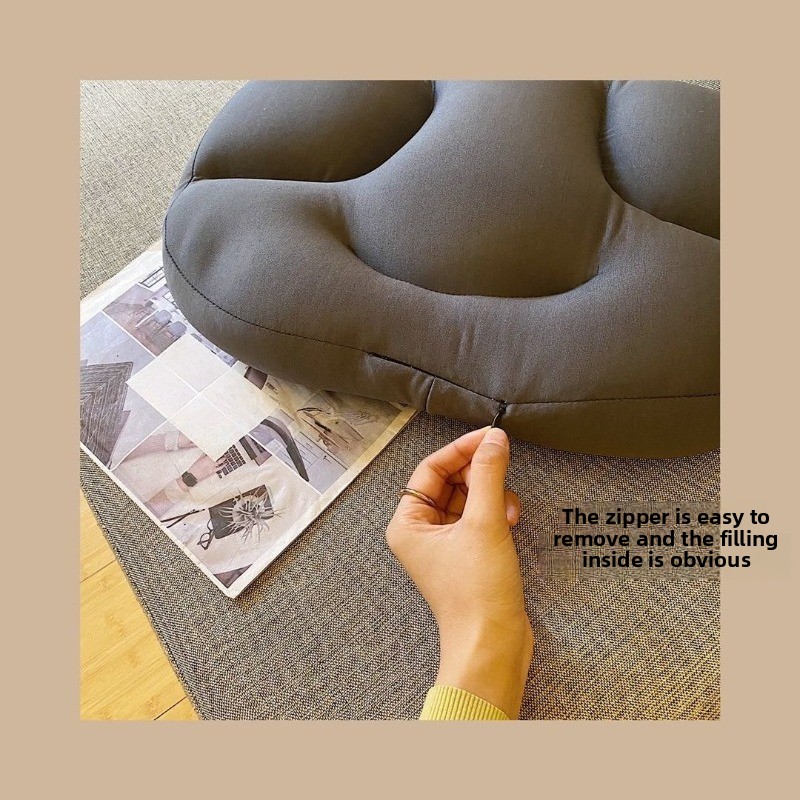 Almohada ergonómica de espuma viscoelástica para soporte de cabeza y cuello, cojín de masaje multiposición para relajación y alivio de la postura en forma de huevo)