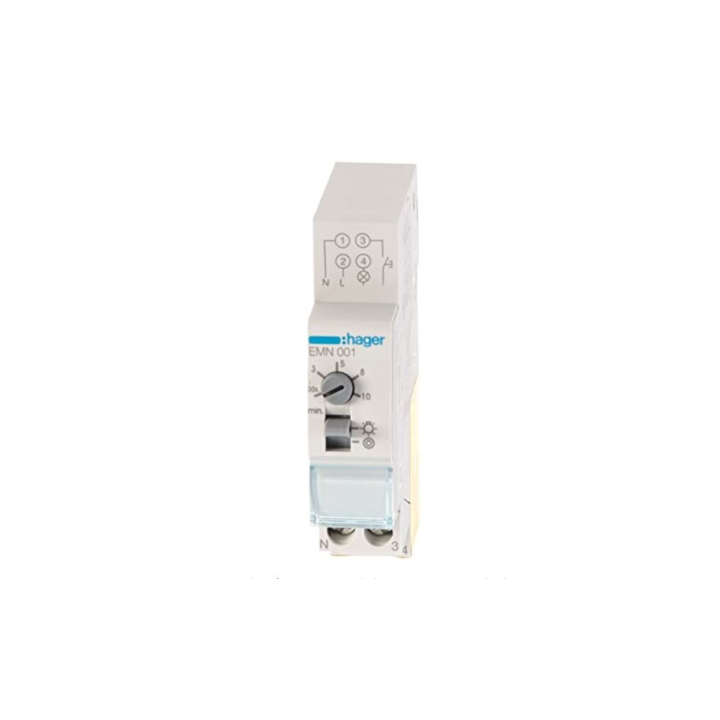 Hager emn001 - minutero de escalera, 16a, 230v